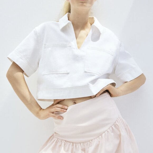 Bubble-Hem Mini Skirt Size 2 | H&M - Picture 7 of 8